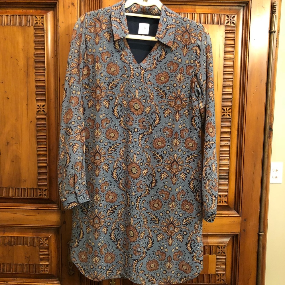 CAbi floral dress like new